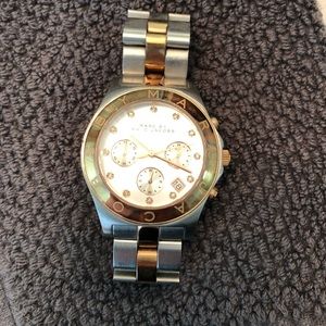 Marc Jacobs Rose gold/silver watch